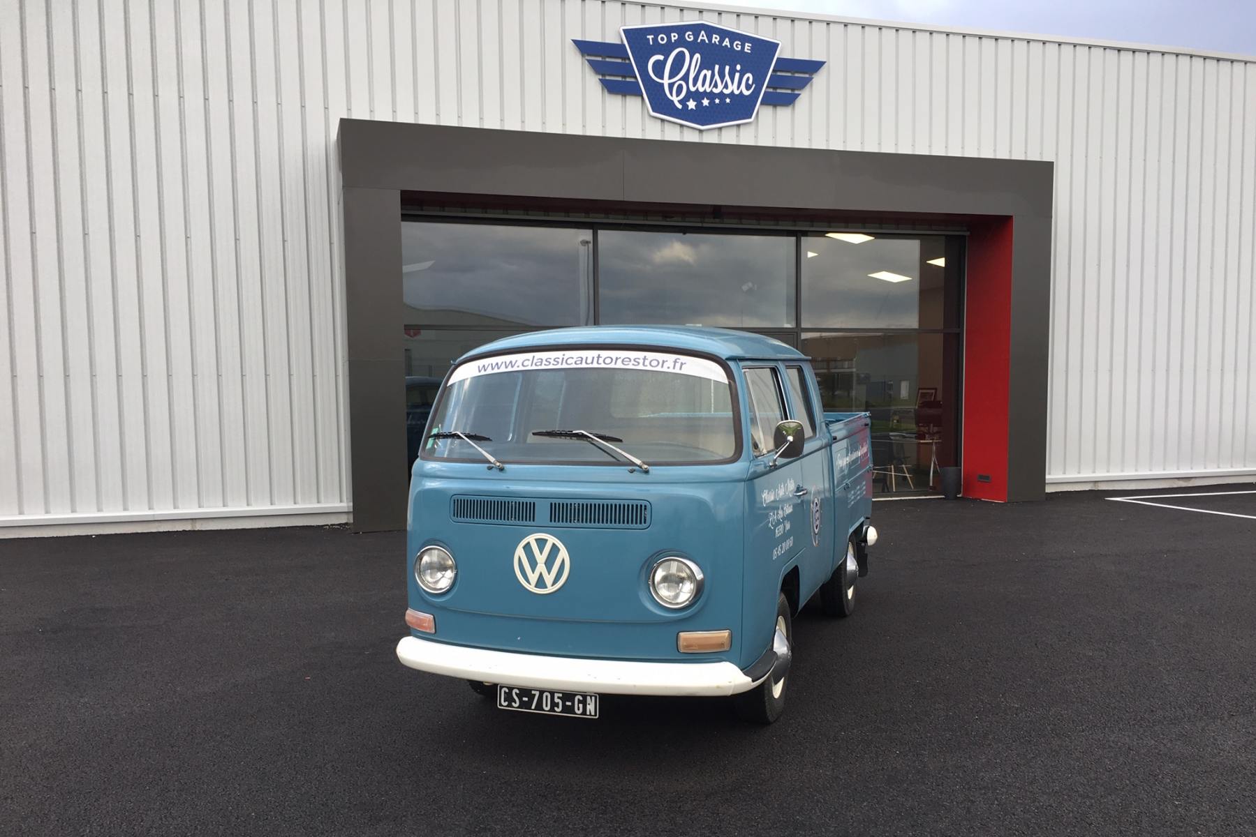 annonce-vente-Combi Pick-up 6 Places-Volkswagen-Classic Auto Restor - Angouleme - Charente - France